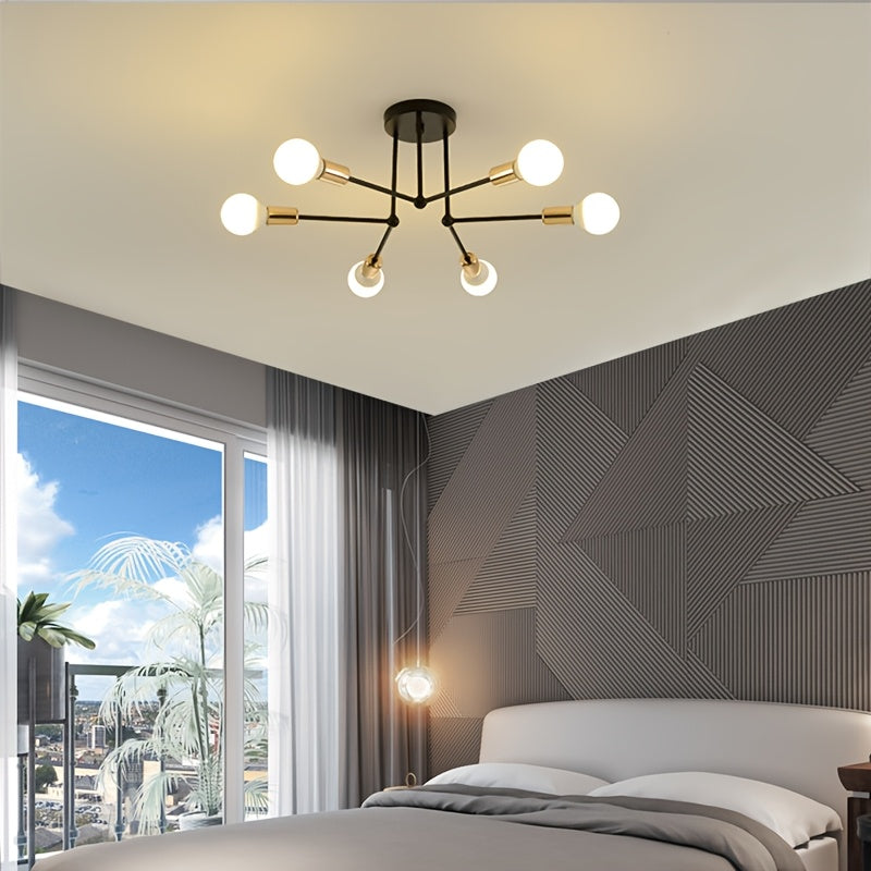 RetroLight - Industrial 6-head Ceiling Lamp