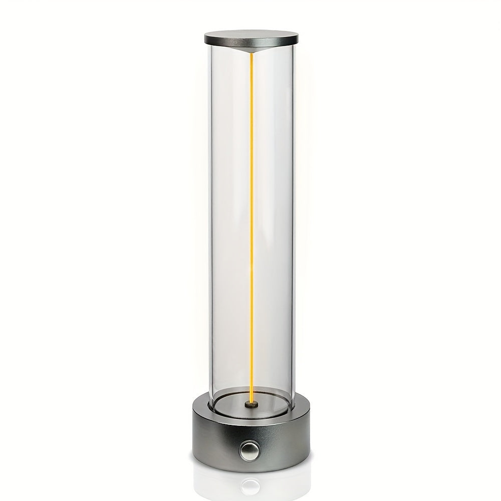 TouchLicht - Lampada da tavolo LED wireless con porta di ricarica USB
