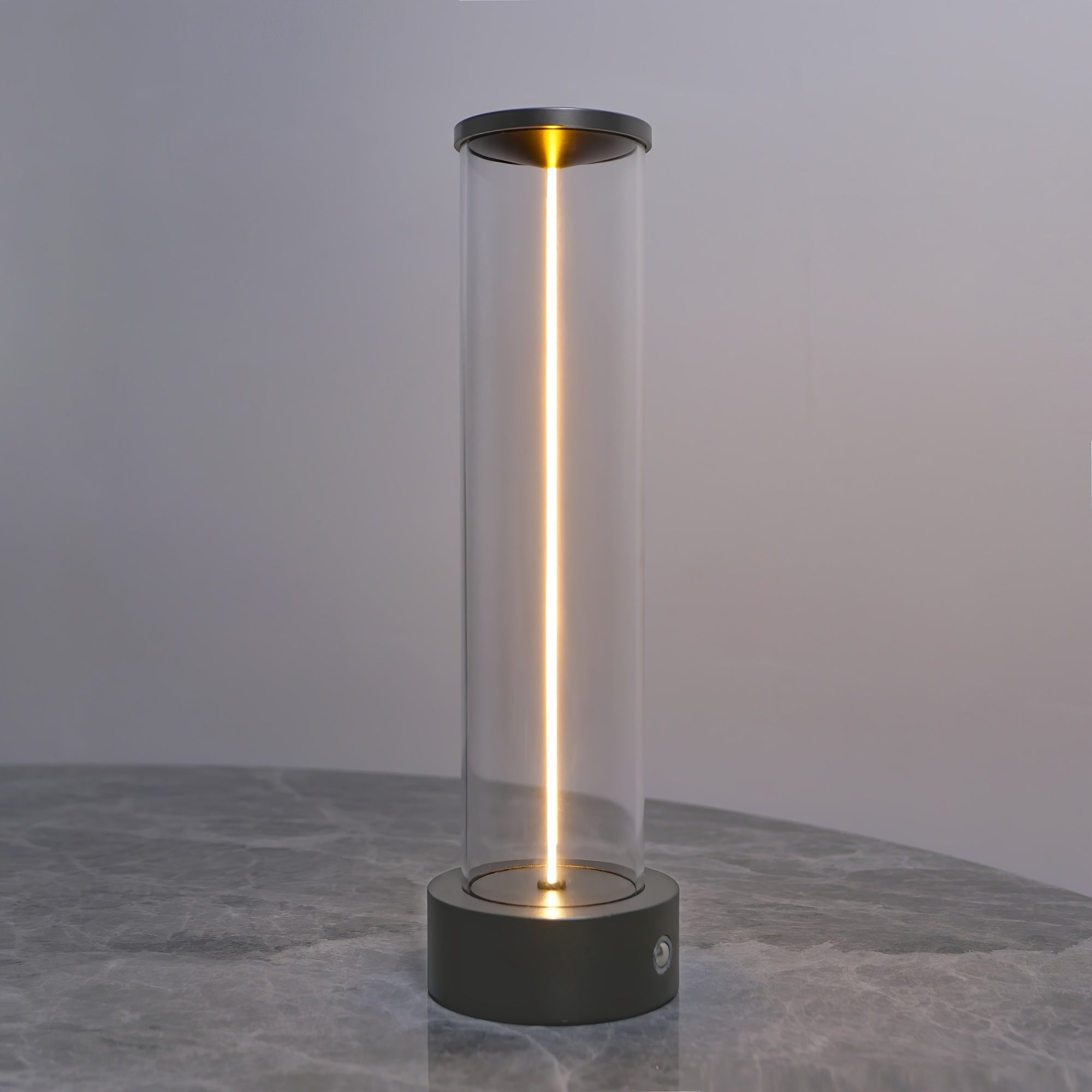 TouchLicht - Lampada da tavolo LED wireless con porta di ricarica USB