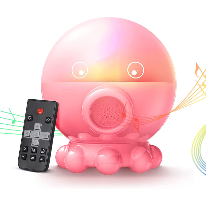 Lâmpada LED Dinossauro - Projetor Oceano e Projeção de Estrela & Lua - Com Comando à Distância