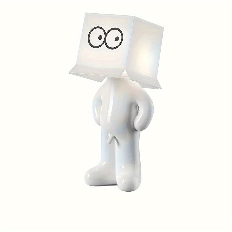 CartoonGlow - USB-powered Cartoon Table Lamp with LED Light and Push Button Control