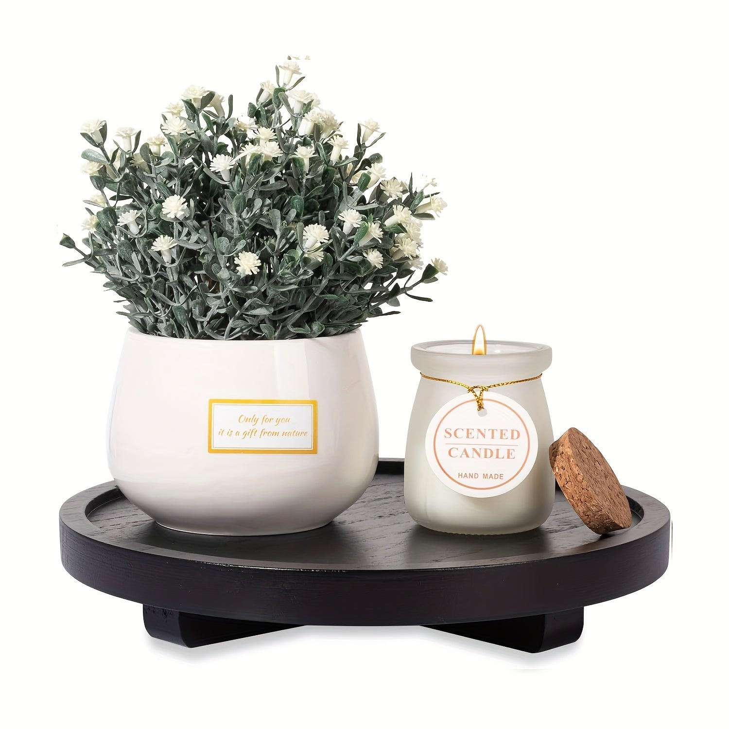 NatureBowl - Taça Redonda Natural de Madeira 22,86 cm