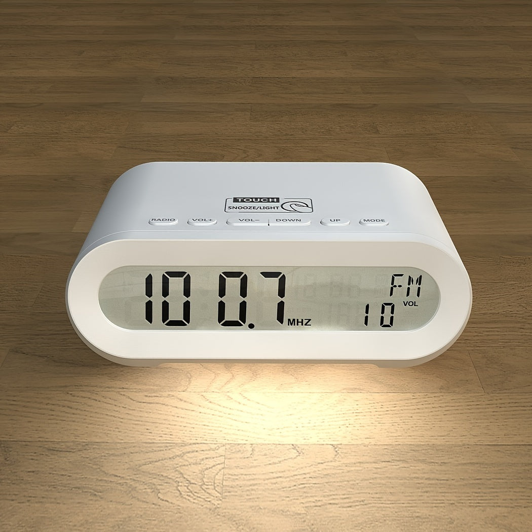 TimeGlow - Despertador Digital LED com Rádio FM e Função Soneca