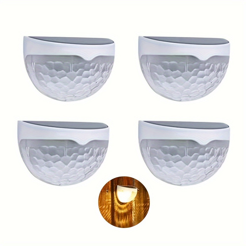 SolarFence - Iluminação para Cerca Solar Exterior, Impermeável e Decorativa