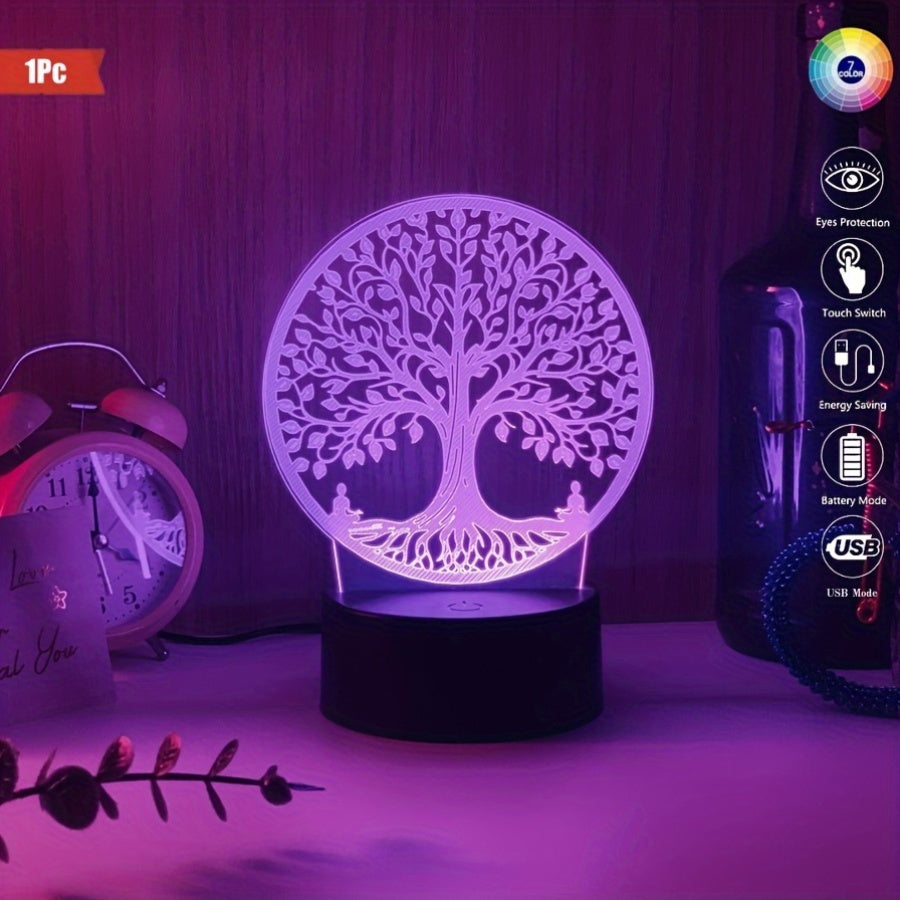 BoomLamp - Lampada Notturna 3D in Acrilico Alimentata via USB