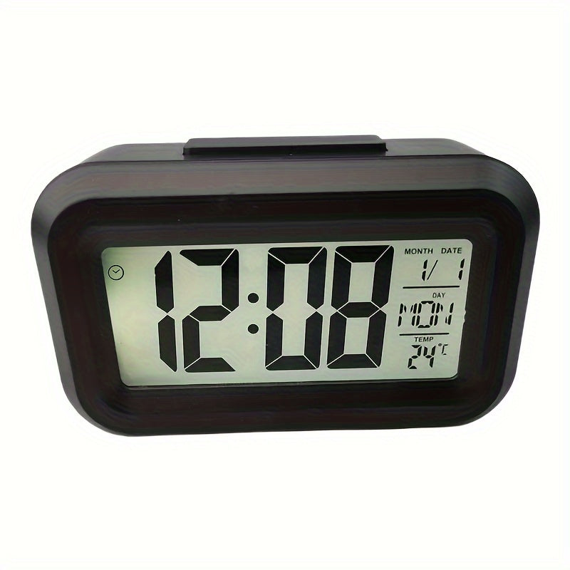 SmartAlarm - Mini Despertador LCD com Música e Exibição de Temperatura
