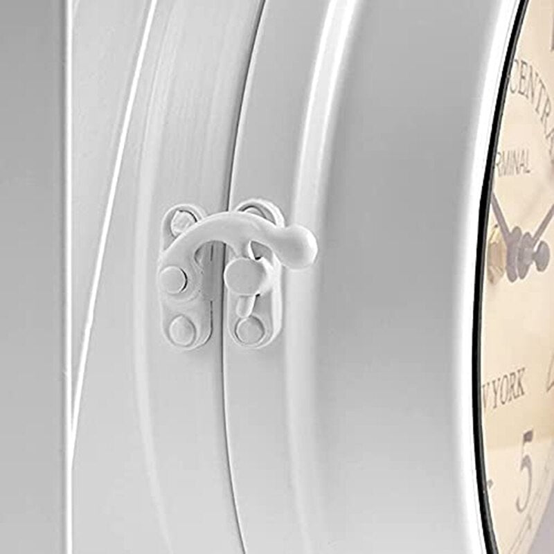 Elegante reloj de pared redondo