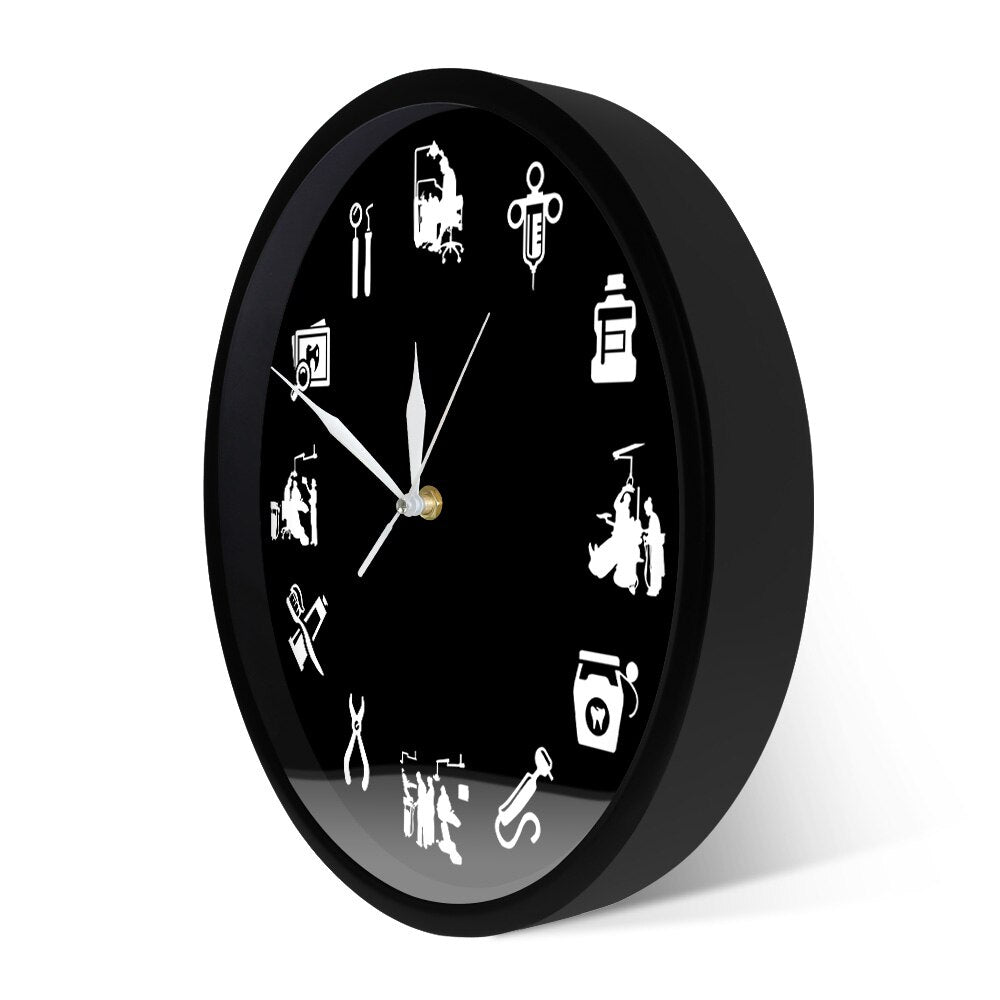Orologio da parete Dental-Design - Orologio elegante per studi dentistici