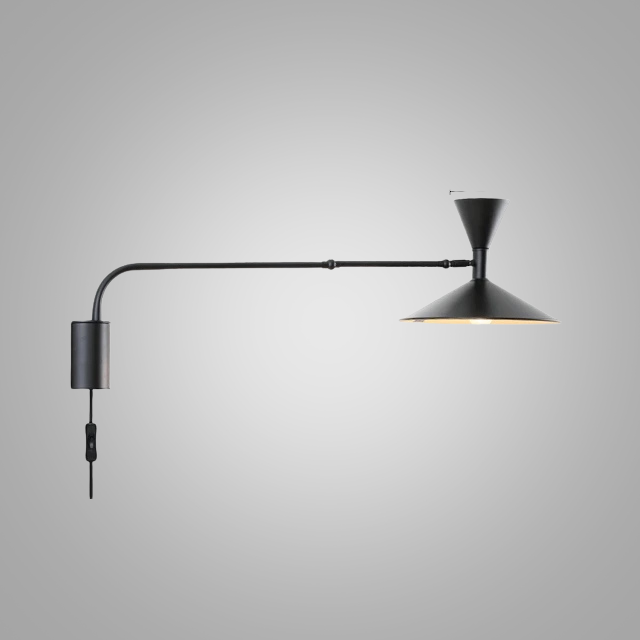LumiFlex - Nordic Swing Wall Lamp – Adjustable LED Reading Lamp for Living and Work Spaces