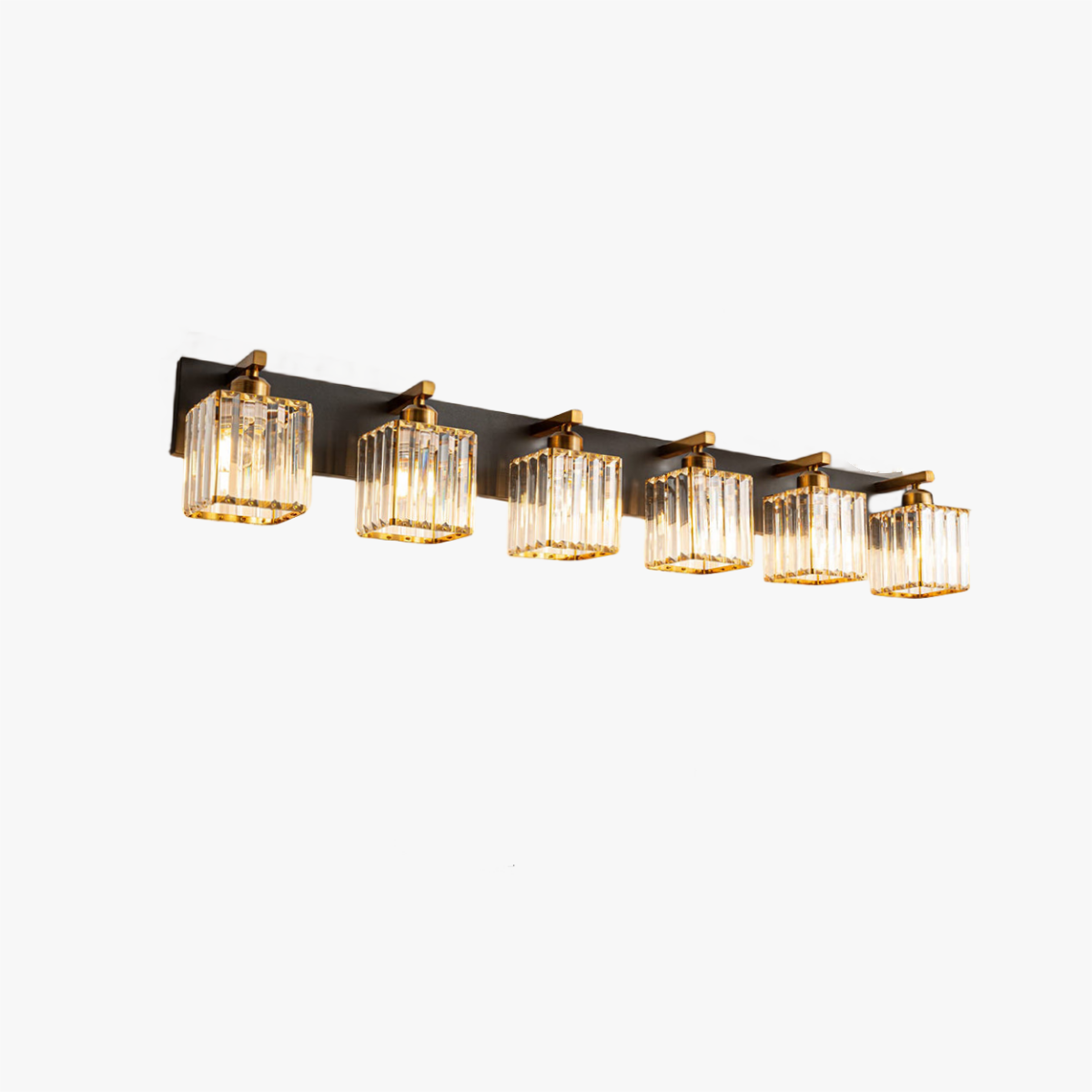 Kirsten Design Lampada da Parete LED a Due Fiamme Cristallo Bagno