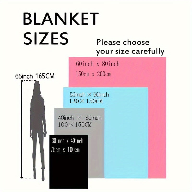 Teckel Fleece Blanket - Soft Flannel with Wiener Dog Print, Blue