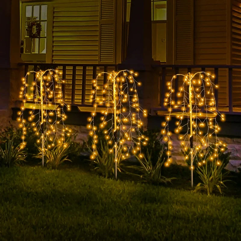 3 Packs Solar Garden Lighting Outdoor Decor