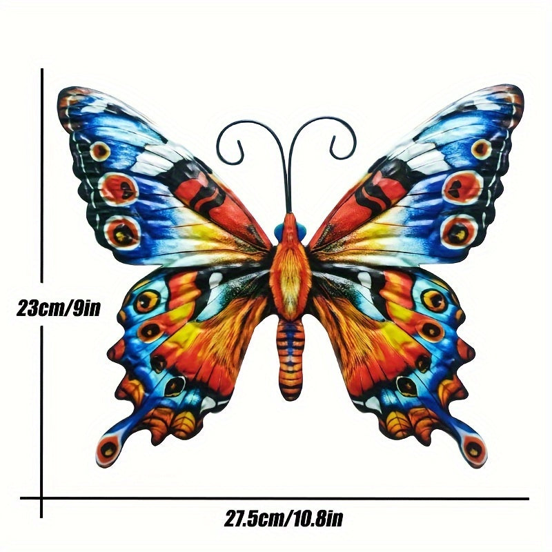 4 Pieces Metal Butterfly Wall Decoration