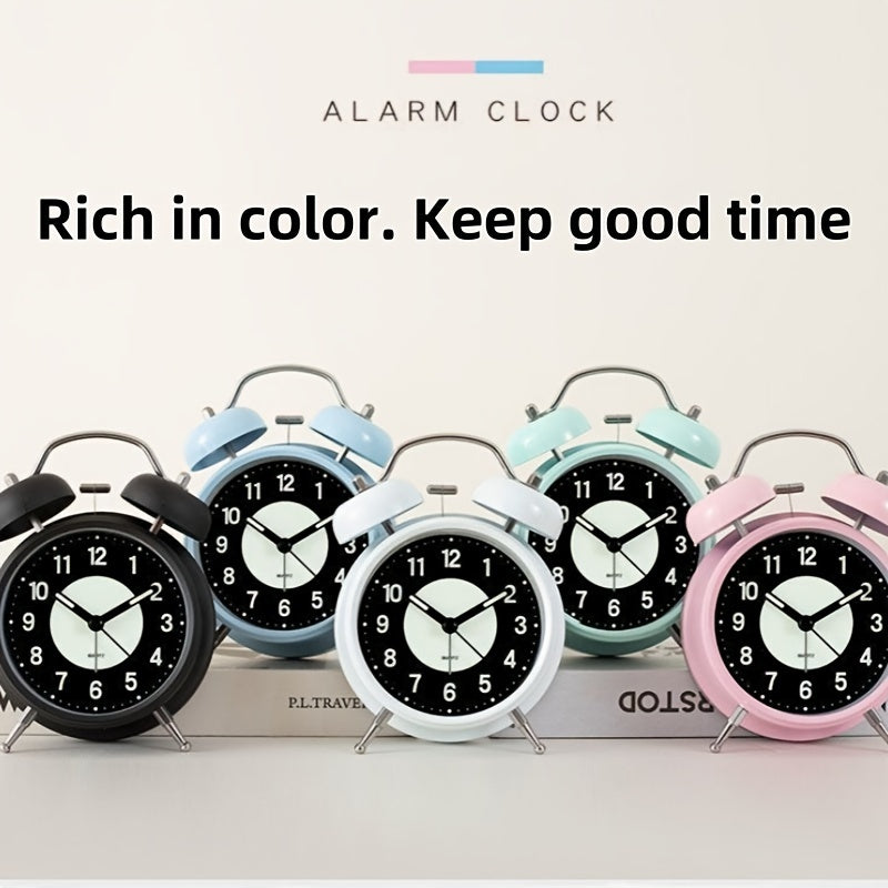 GlowClock - Silent Luminous Metal Alarm Clock
