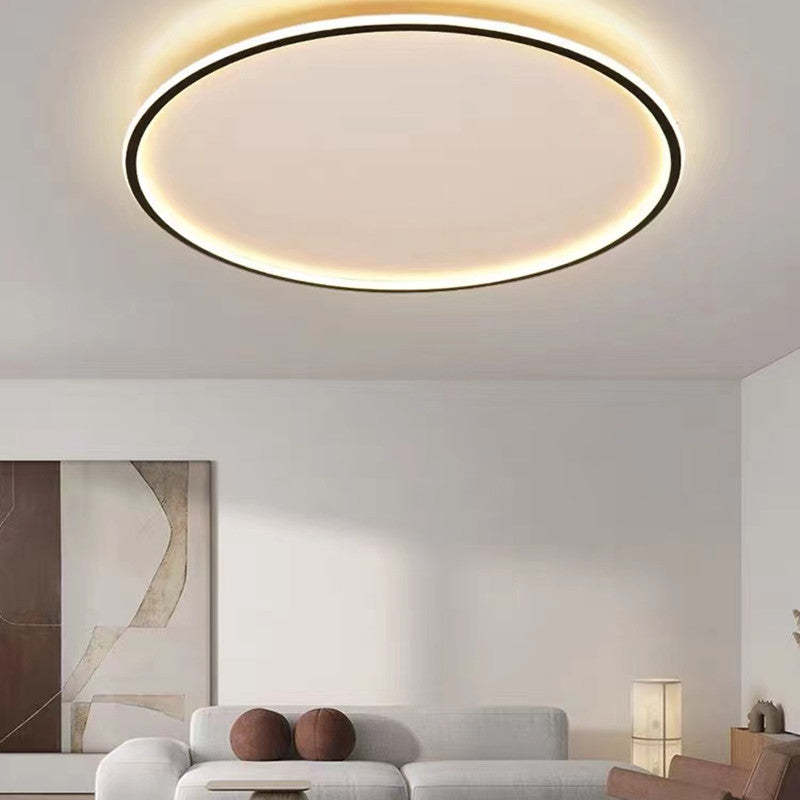 LunaNova - Lampada da soffitto LED rotonda moderna in metallo/acrilico