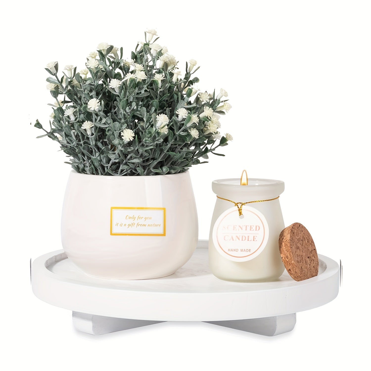 NatureBowl - Taça Redonda Natural de Madeira 22,86 cm