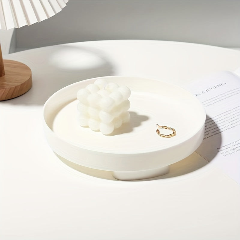 BohoServe - Tabuleiro de Plástico para Armazenamento de Aromaterapia e Petiscos | Estilo Boémio