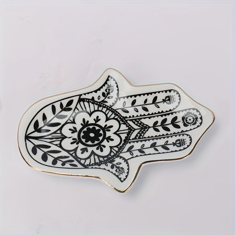 PalmTray - Oval Ceramic Jewelry Tray