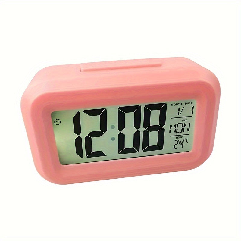 SmartAlarm - Mini Despertador LCD com Música e Exibição de Temperatura