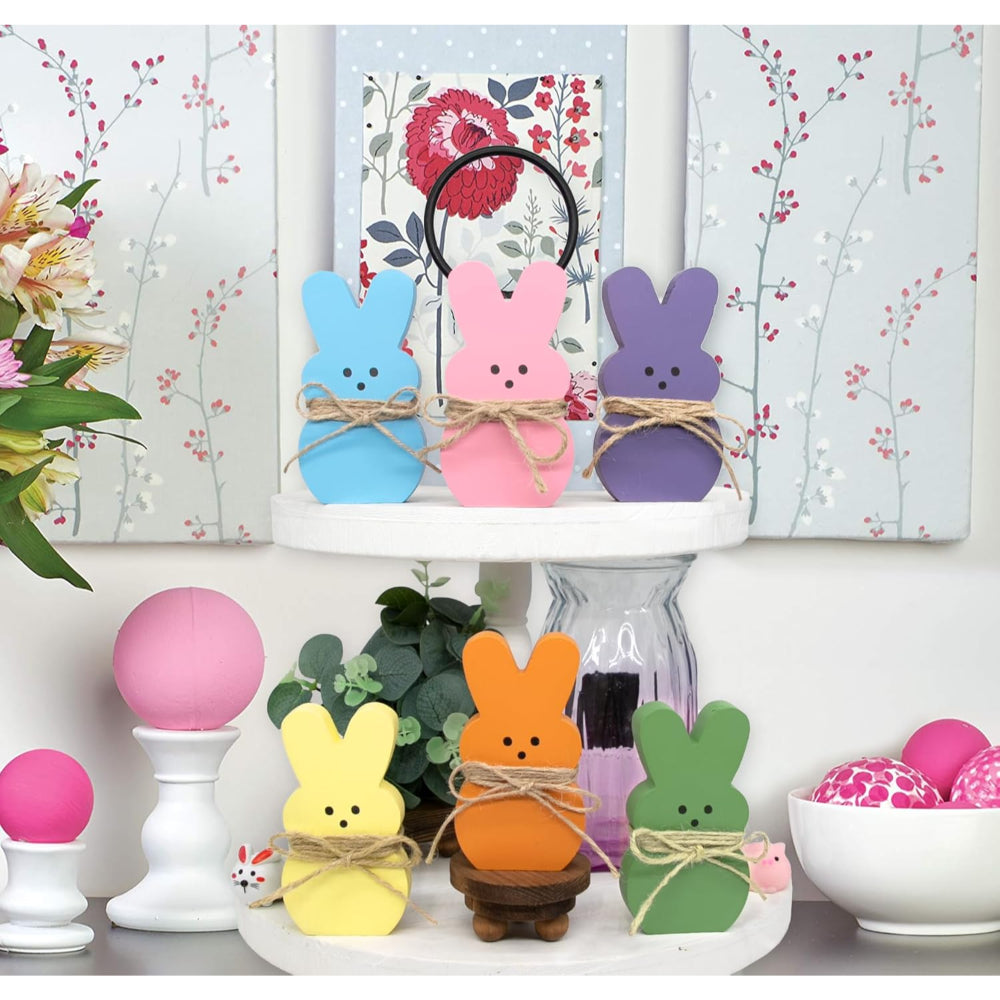 Easter Monday Easter Decoration Rabbit Figurine Set Table Decoration