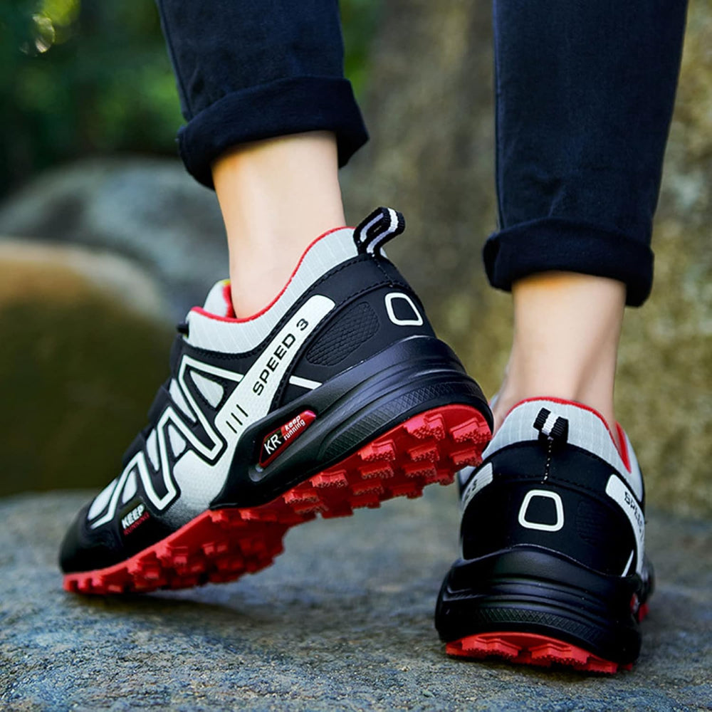 Mens Hiking Shoes Trekking Use Grip Sole