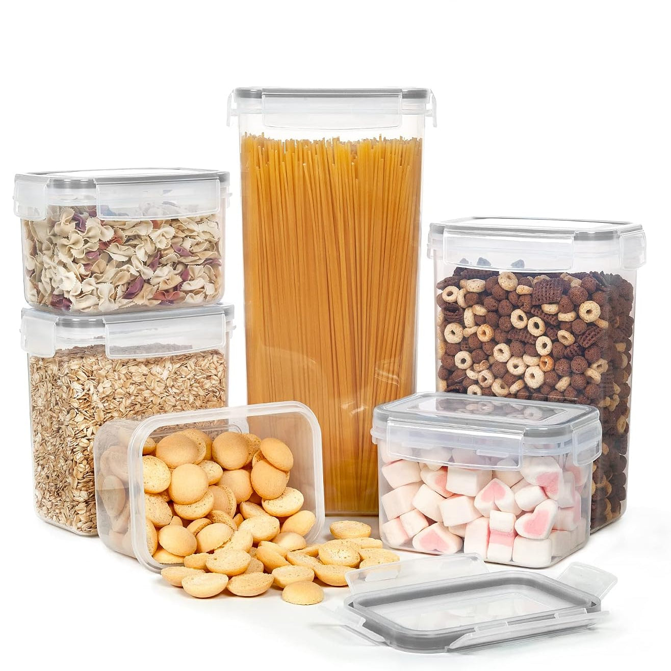 Storage Container Set Airtight Stackable Storage Boxes