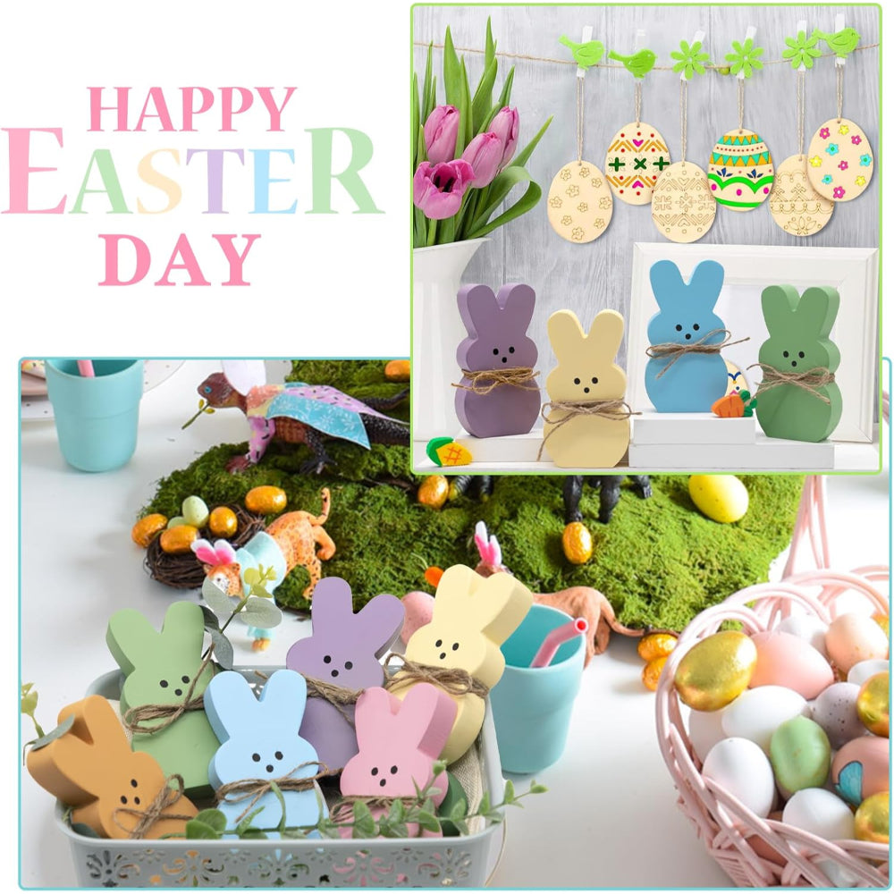 Easter Monday Easter Decoration Rabbit Figurine Set Table Decoration