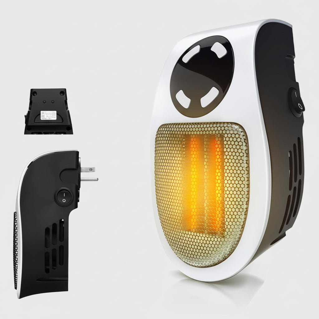 Heater Socket Ceramic Thermostat Timer Remote Control
