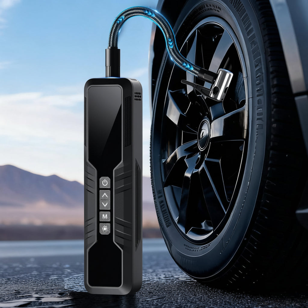 Air Compressor Car Wireless Tire Pump Digital Compact
