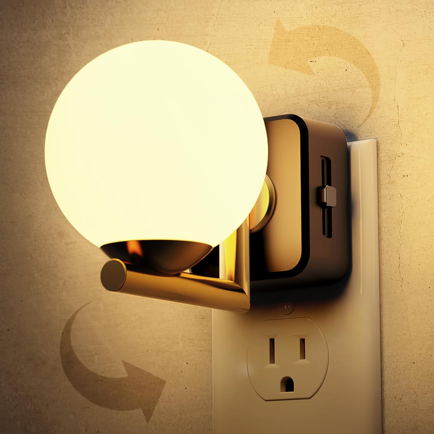 Modern Night Lamp Adjustable Color Temperature Sensor