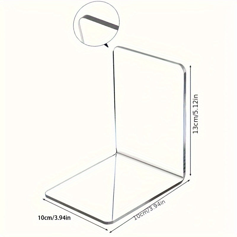 ClearView - Transparante Acryl Boekenstandaard L-vormig