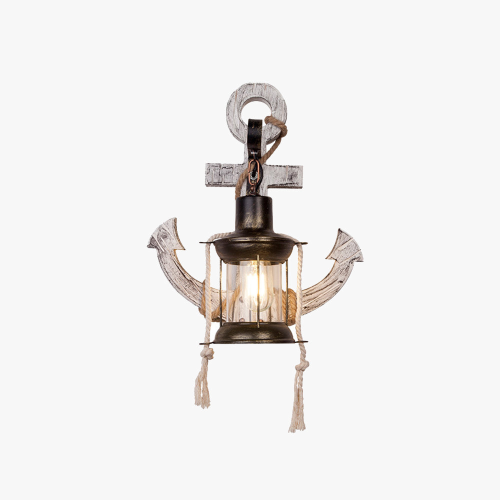 Lampada a LED Vintage Austin - Anker, Sala da Pranzo/Soggiorno, Metallo/Legno
