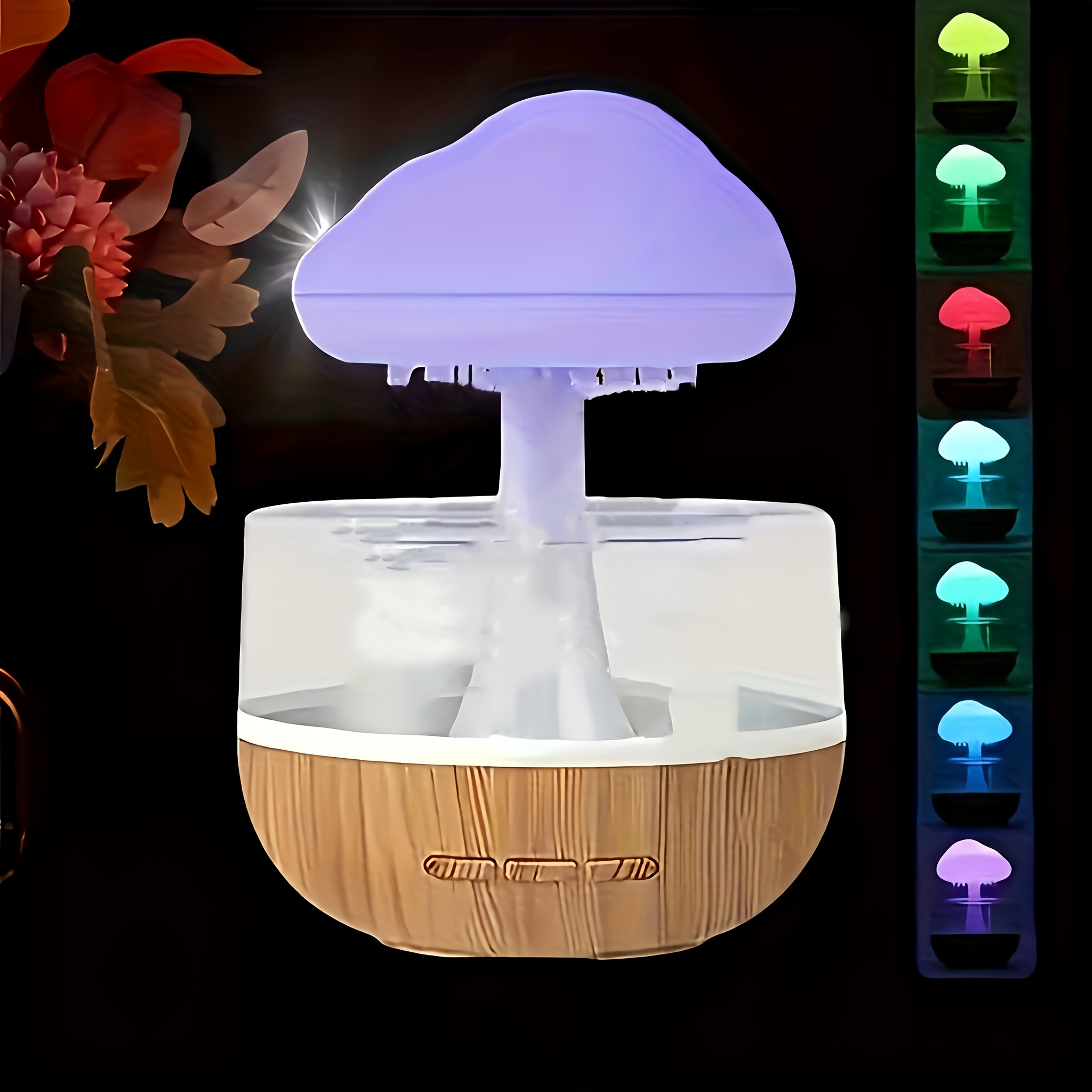 LumiDeco - Candeeiro de Mesa LED Alimentado por USB, Iluminação Ambiente para Festas e Decoração de Casa