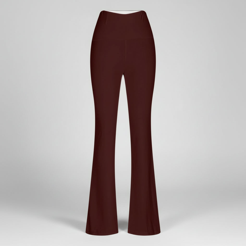 Dames Broek Wide Leg Flowy Stretch Comfort Lange Pantalon