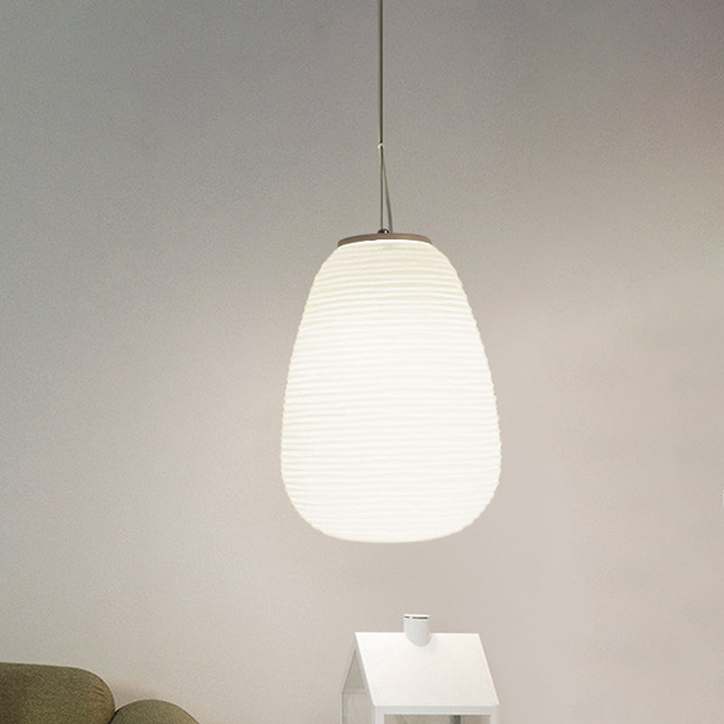 Lampada a sospensione per soffitto - Lampada moderna in vetro rigato