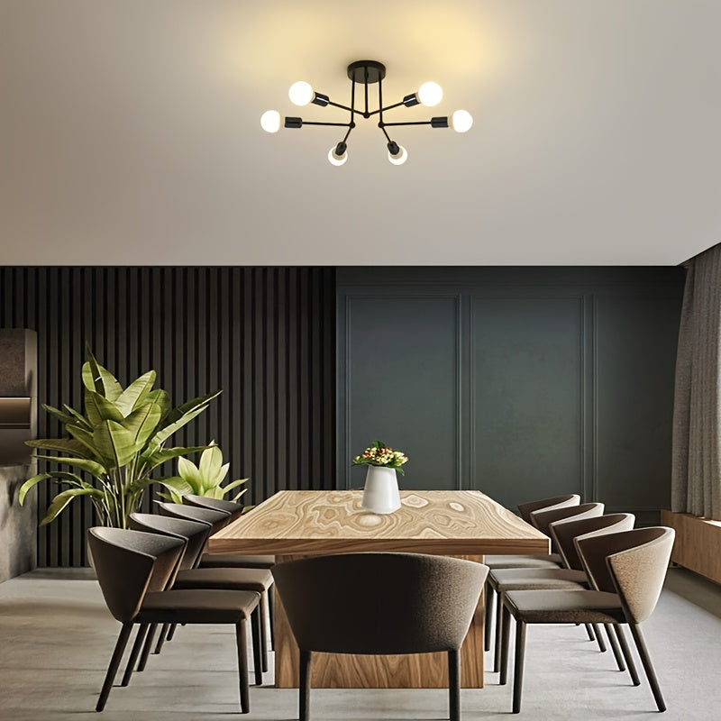 RetroLight - Industrial 6-head Ceiling Lamp