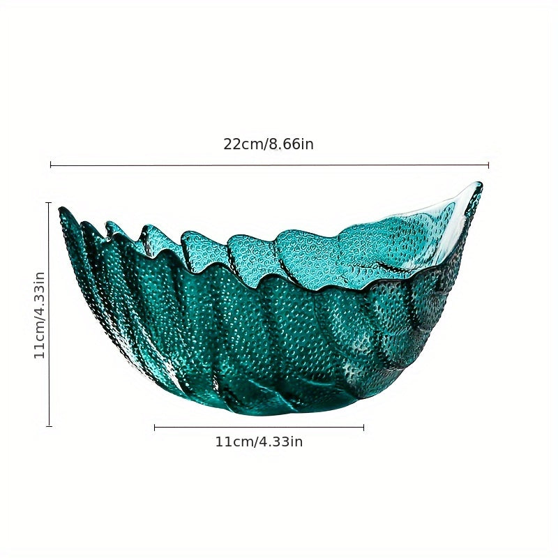 FeatherGlass Slalom - Microwave-Safe Glass Novelty Dish