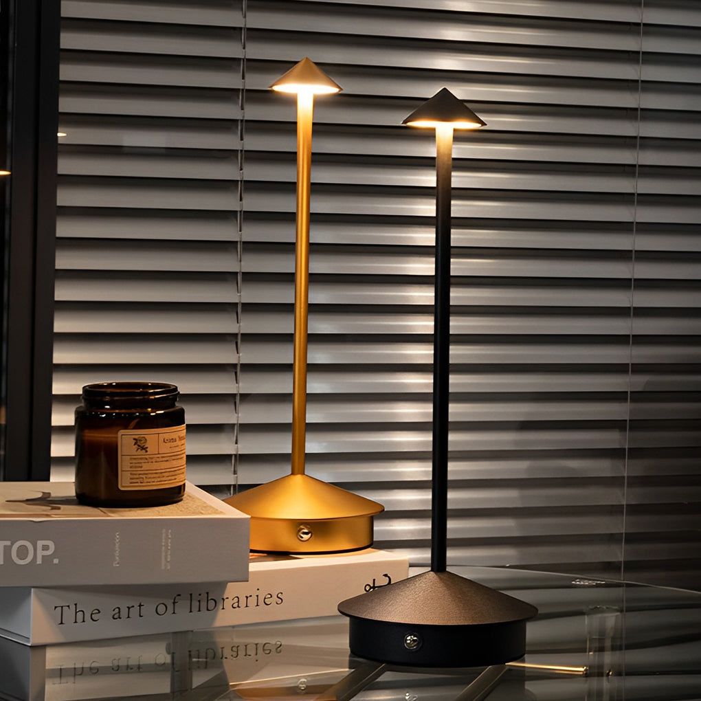 Lampada da tavolo portatile USB Pina LED dimmerabile a tocco senza fili lampada da notte