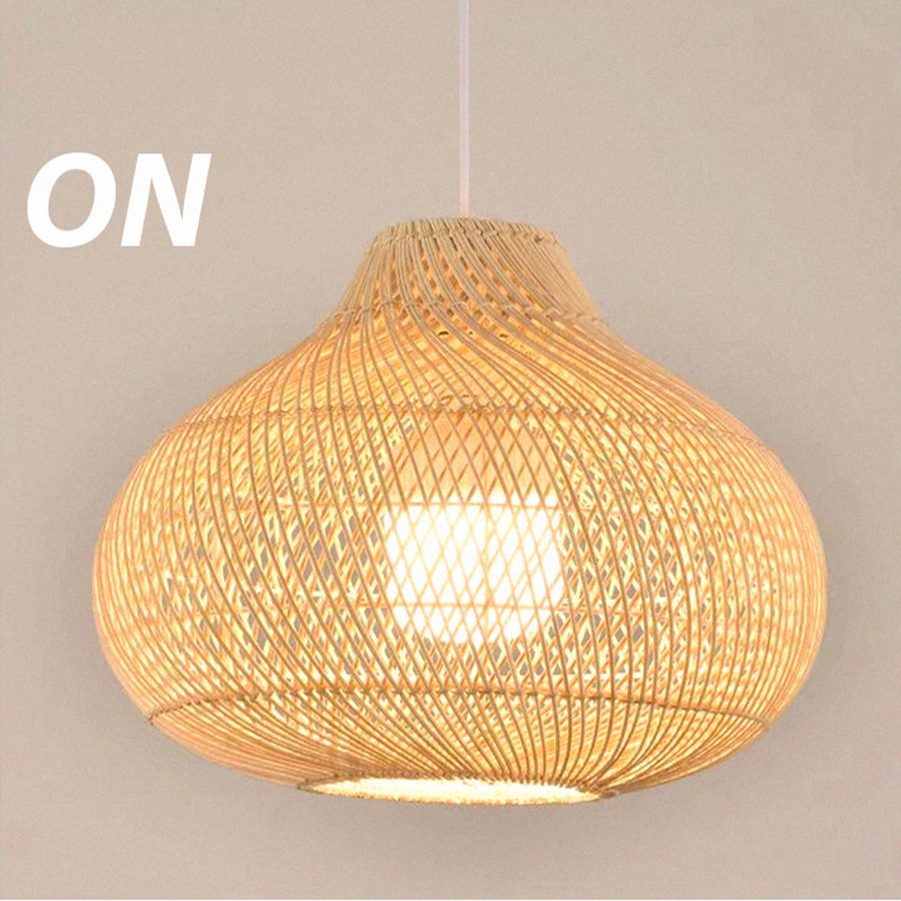 Lampada a sospensione isola boho naturale fatta a mano