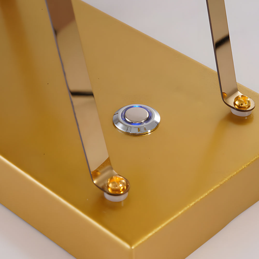 LumiCircus - Lampada da tavolo Gouden Rad con LED e touch