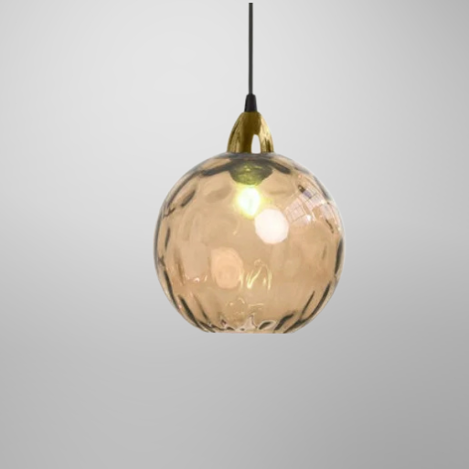 HelderBol - Lampada a Sospensione con Globo di Vetro