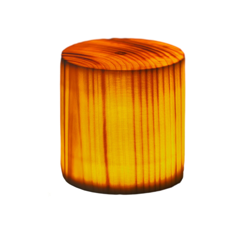 LumiHout - Lámpara de mesa LED con batería y control táctil