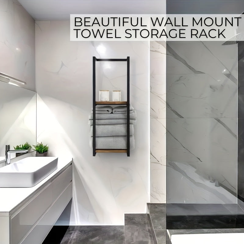 IronRack - Wall-Mounted Towel Rack - Waterproof and Multifunctional