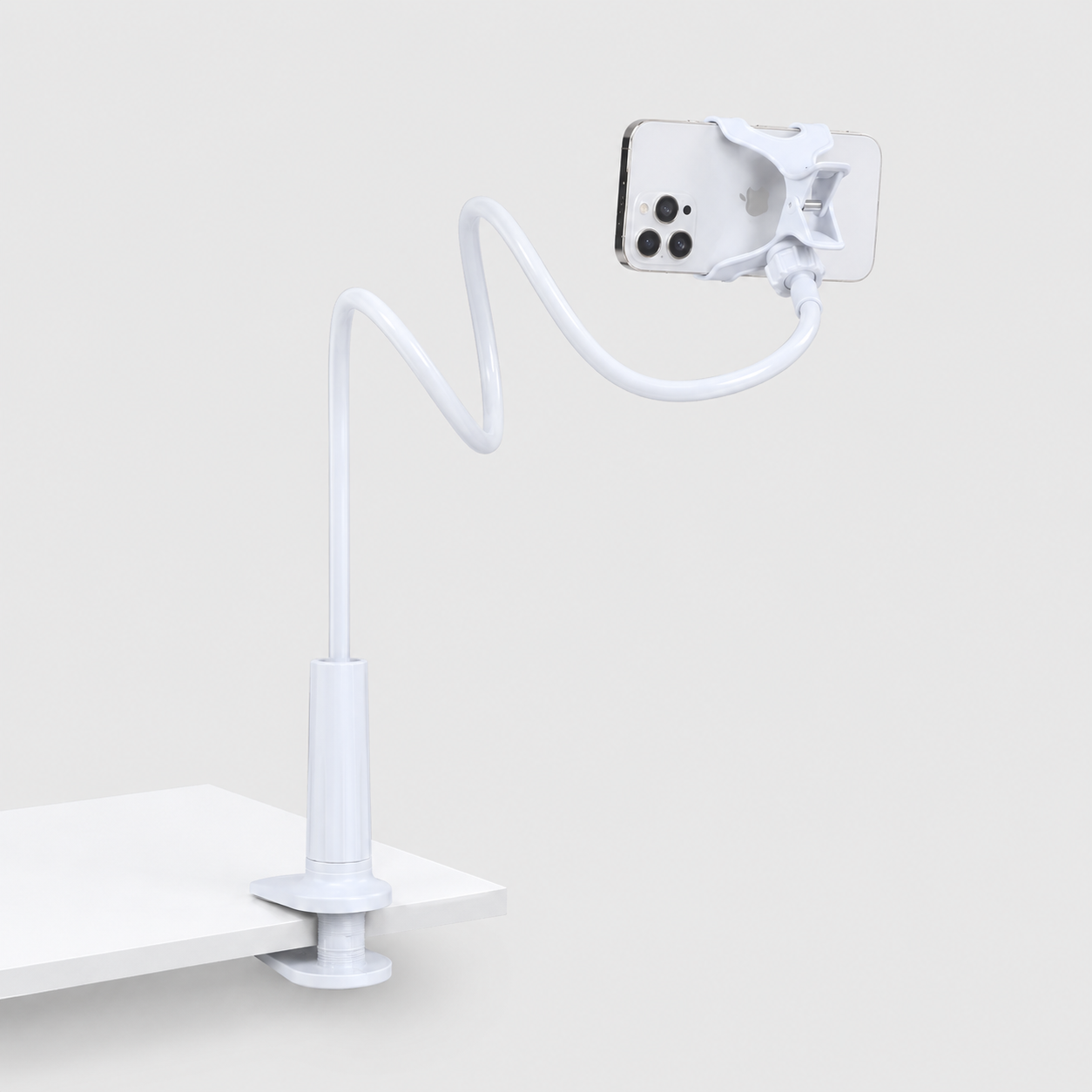 Supporto Telefono Collo D'oca Letto Flessibile Stabile Morsetto Smartphone Letto