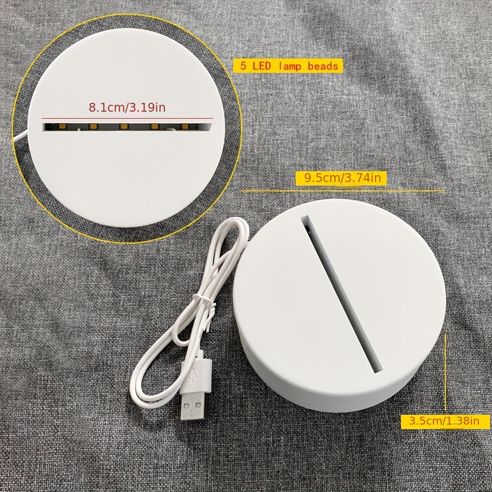 NoteGlow - LED Notice Board Night Light with USB Power Supply