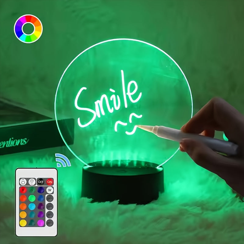 3DGlow - LED Night Light with 16 Color Changes and USB/Battery Power Supply