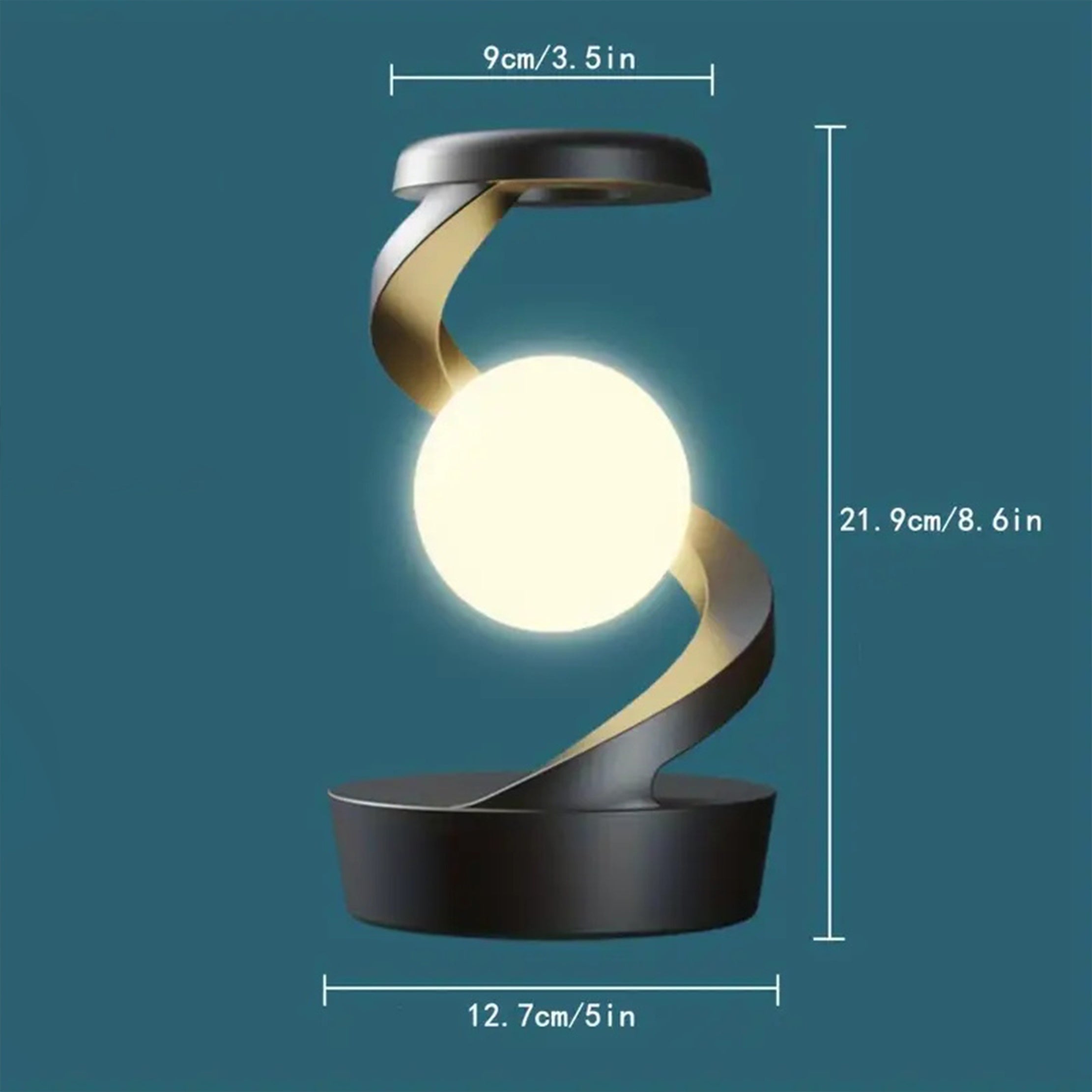 GestureGlow - RGB LED Desk Lamp with Wireless Charging