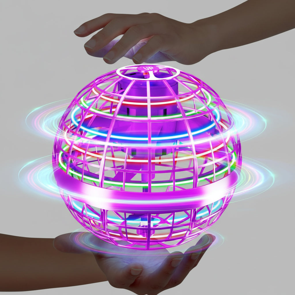 Flying Ball Toy LED Lights Magic Hoverball Children