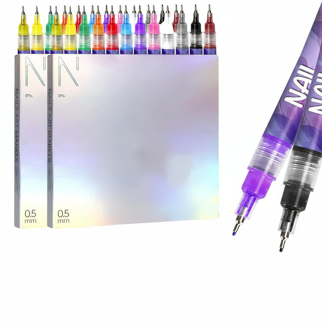 Nail Polish Markers Gel Nails Colorful DIY Nail Art Pens
