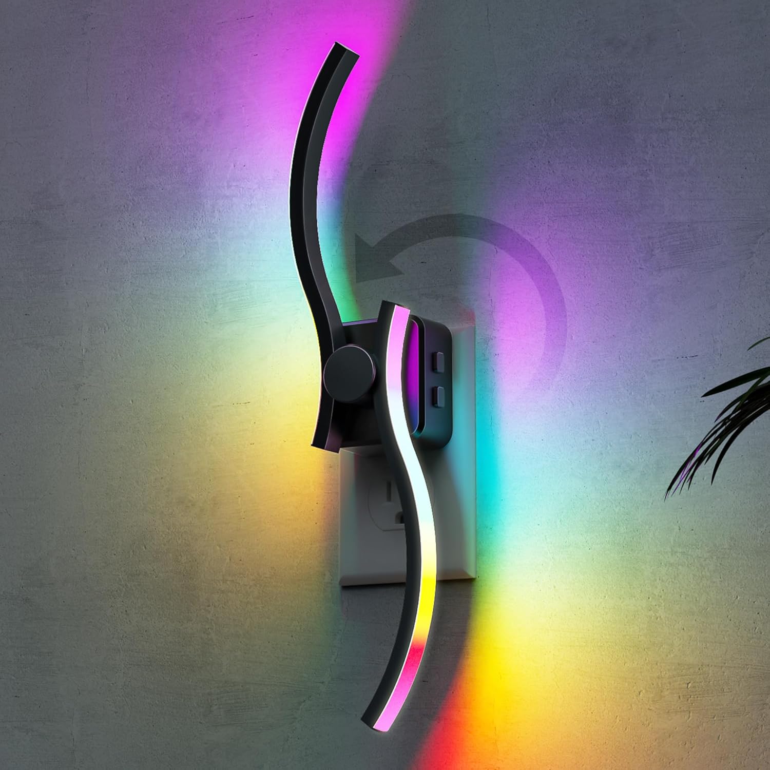 Modern Night Lamp Adjustable Color Temperature Sensor